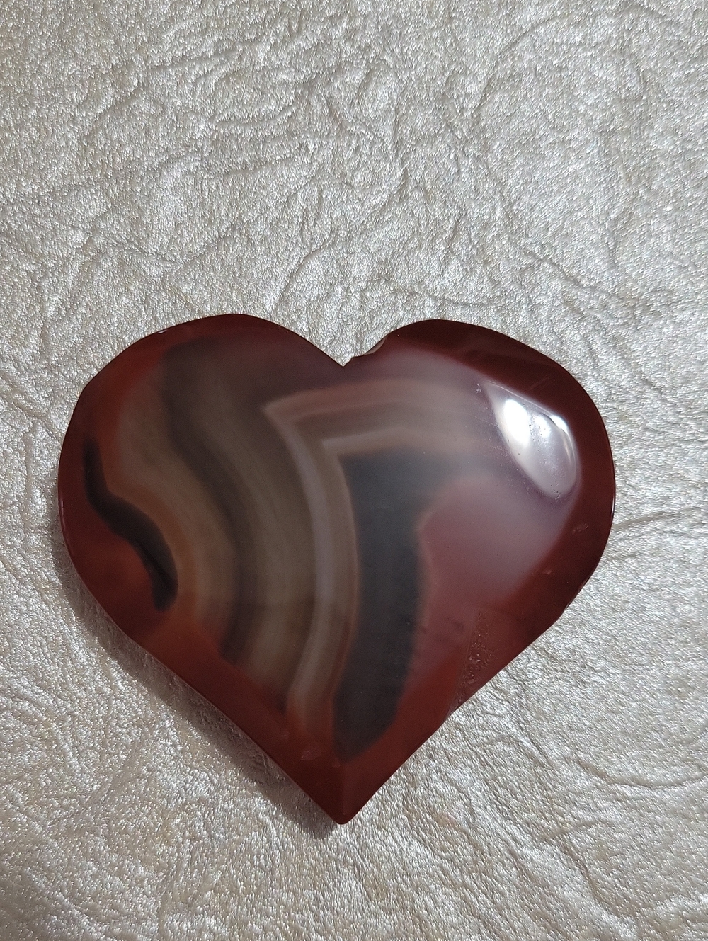 Carnelian Crystal Heart